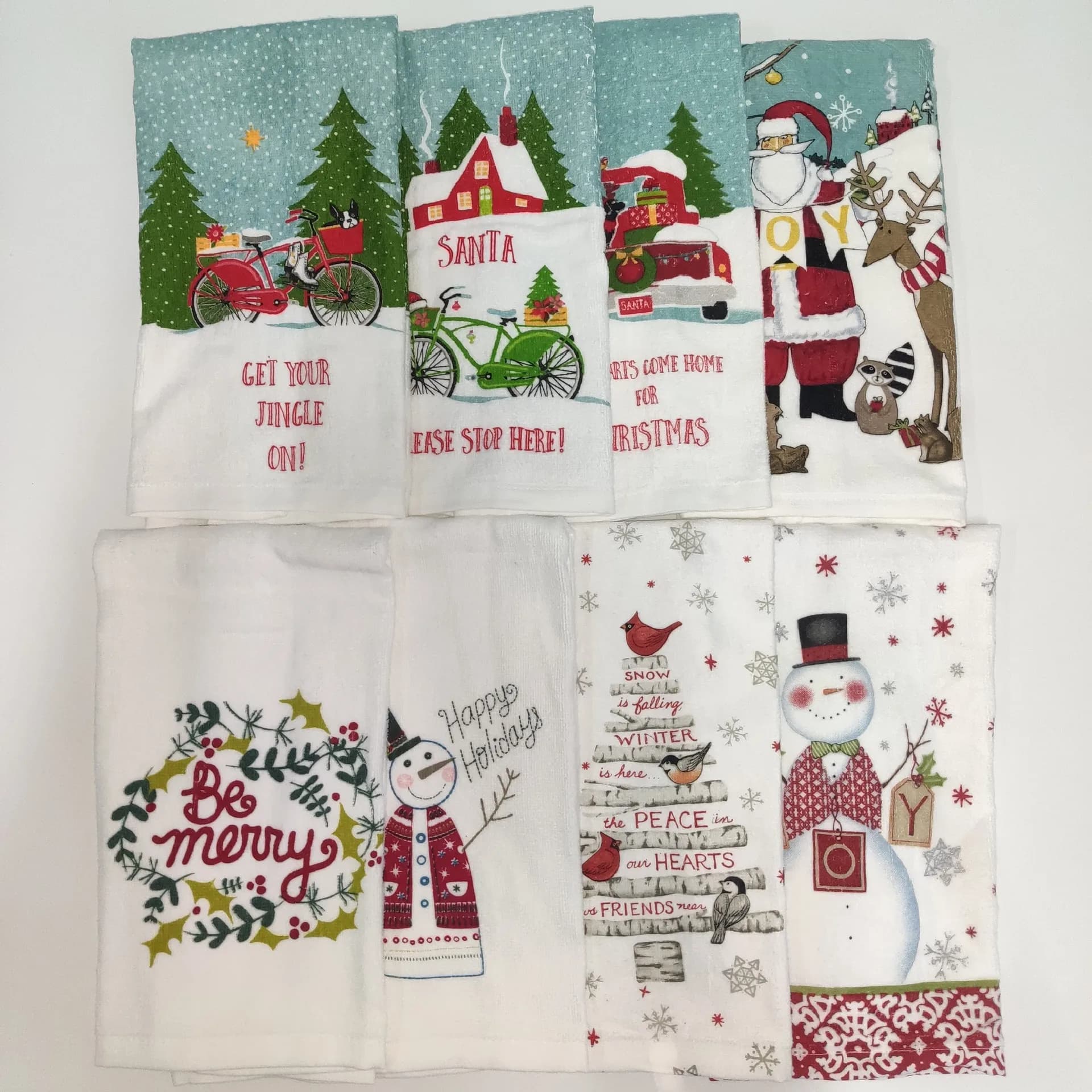 Torchon – bonhomme de neige